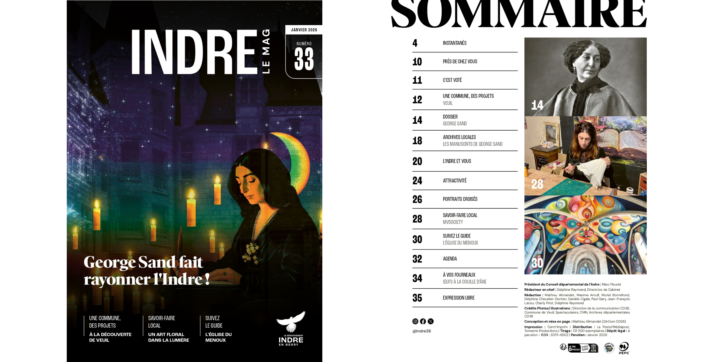 Département Indre Année George Sand 2026