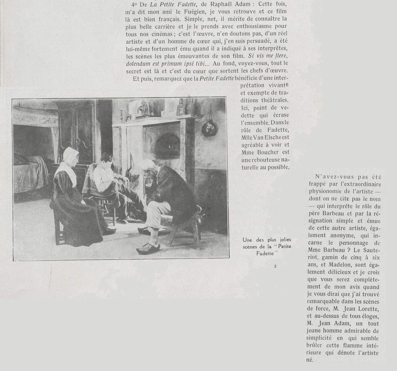 La petite Fadette (1921) tournée à Nohant