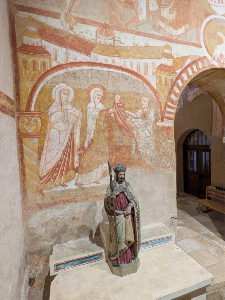 La chandeleur dans l'église Saint Martin de Nohant-Vic