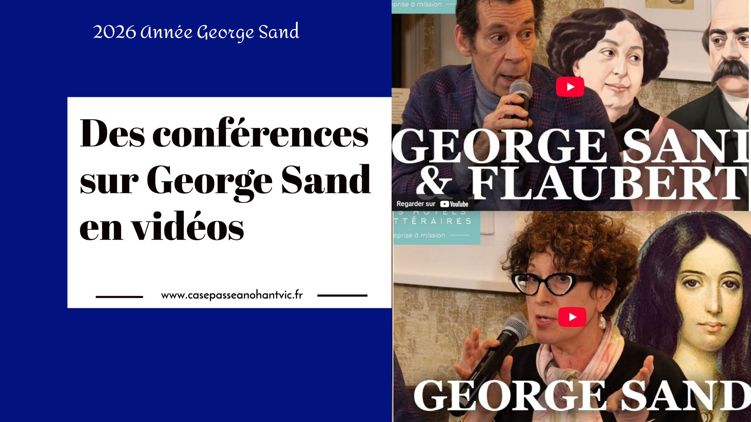 Conférence George Sand en vidéos