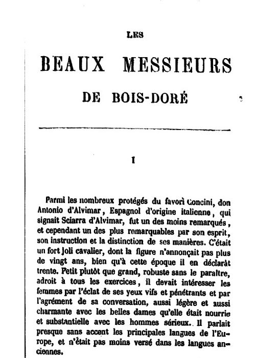 Les Beaux Messieurs de Bois Doré