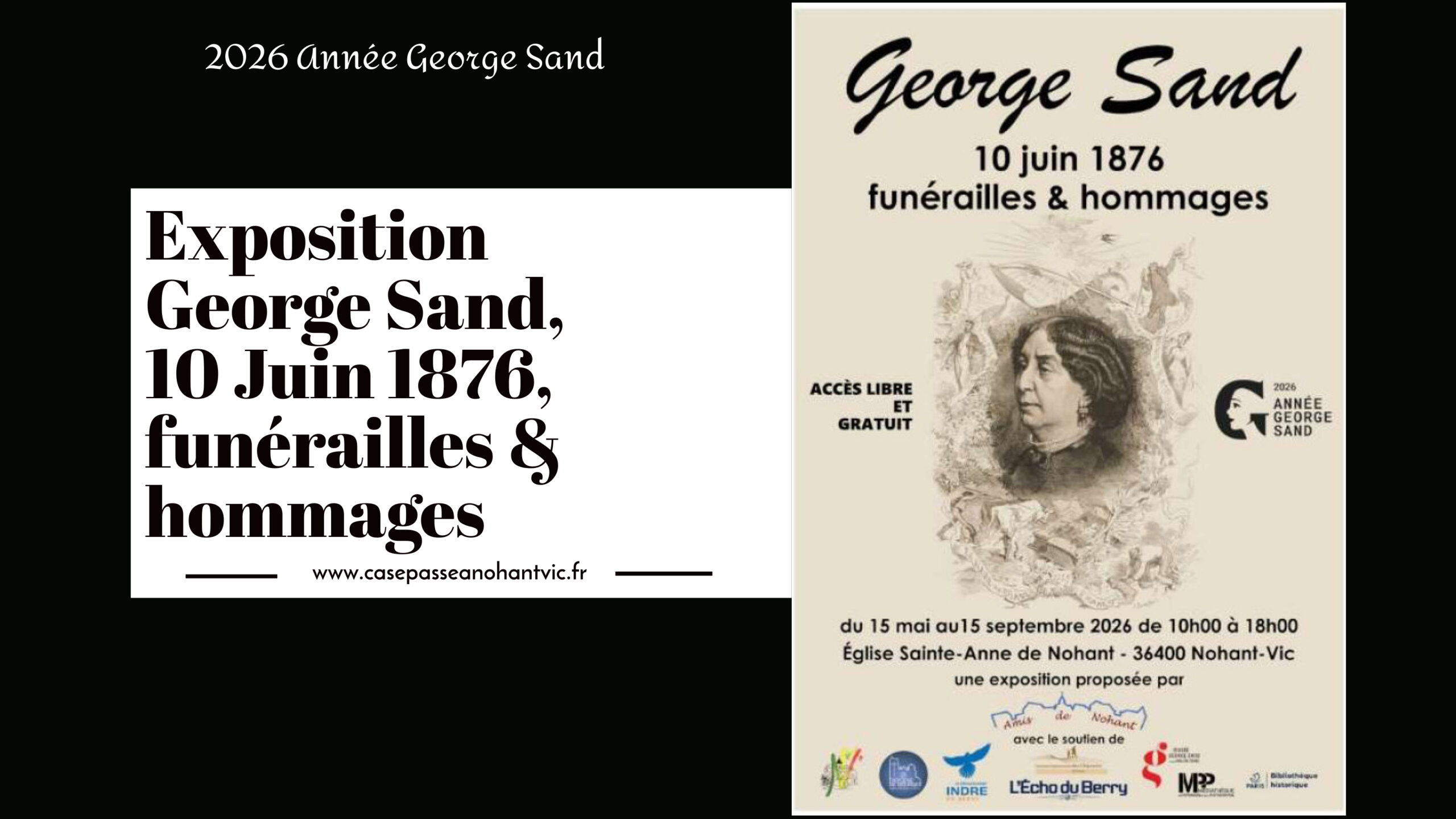 Exposition George Sand 10 juin 1876