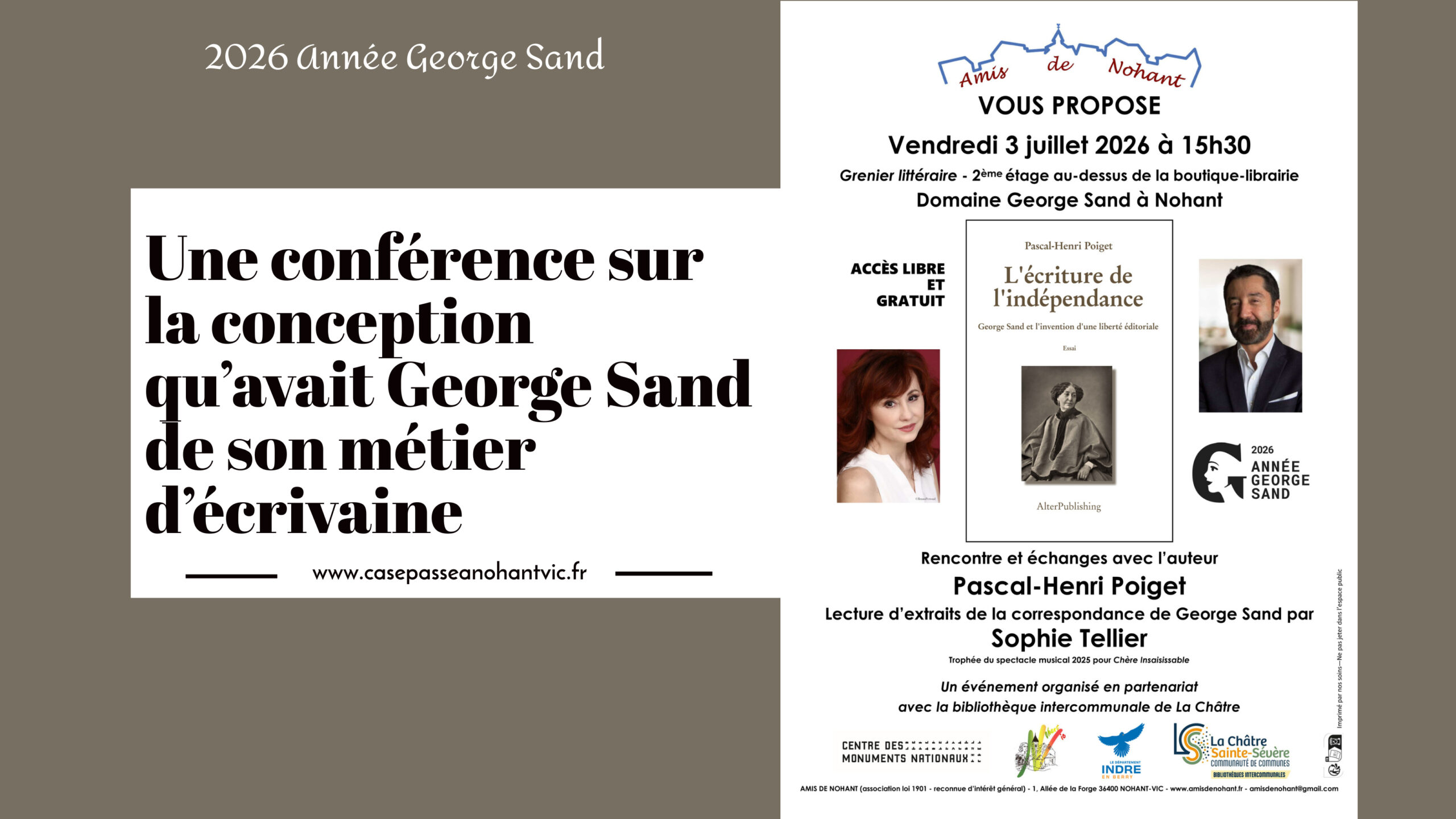 Métier écrivaine George Sand