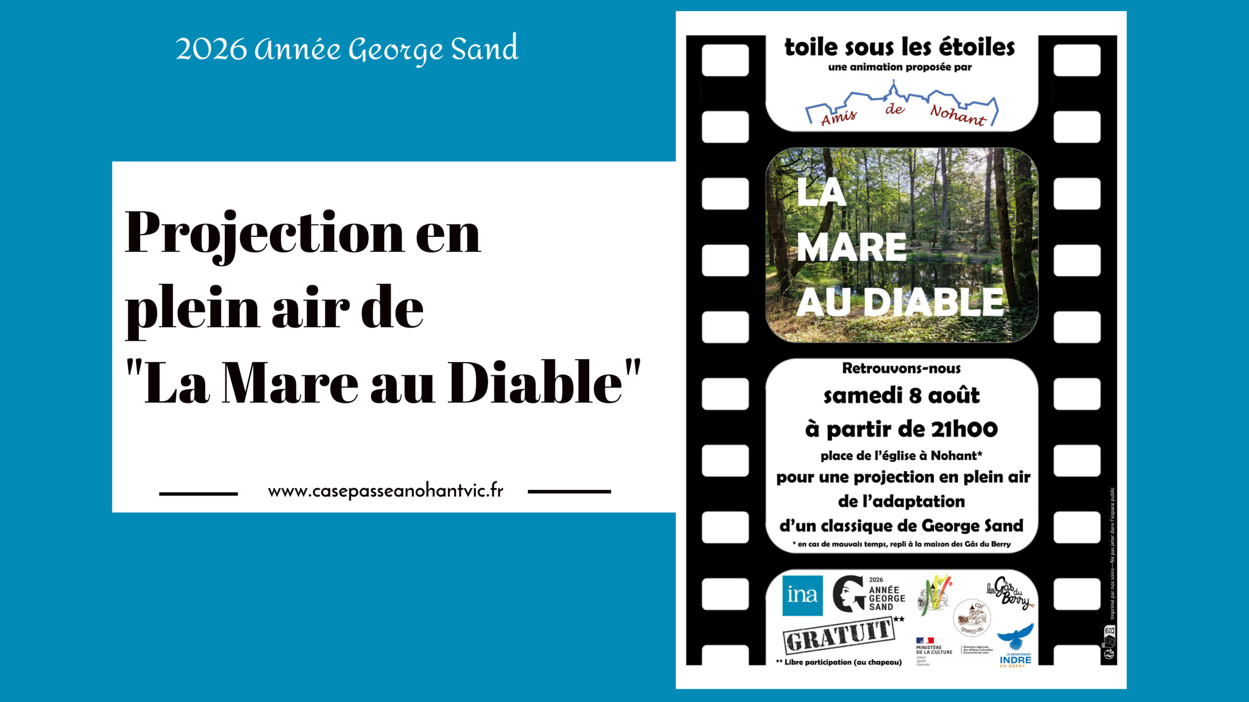 Projection de "La Mare au Diable"