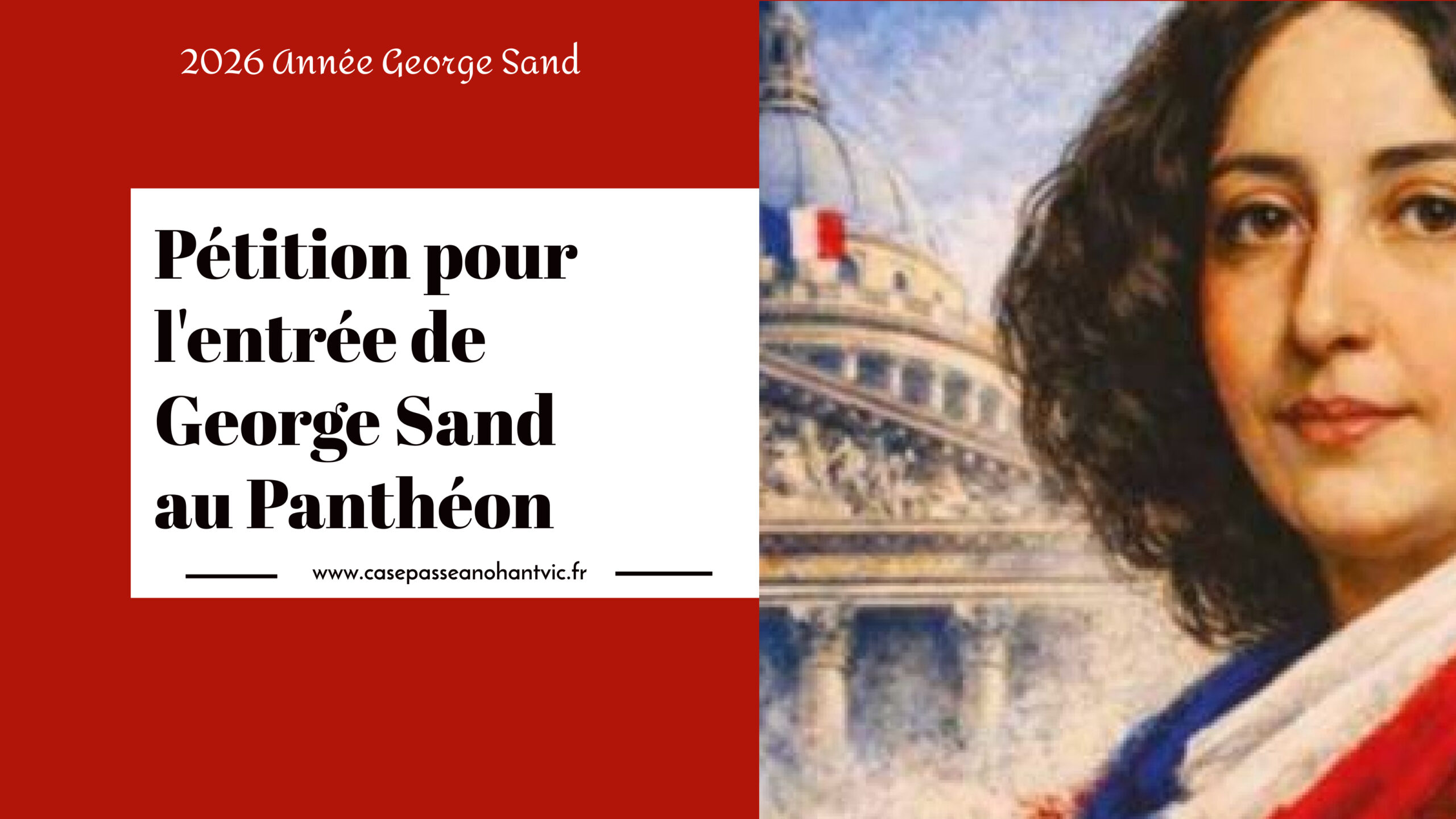 Petition pour voir entre George Sand au Panthéon