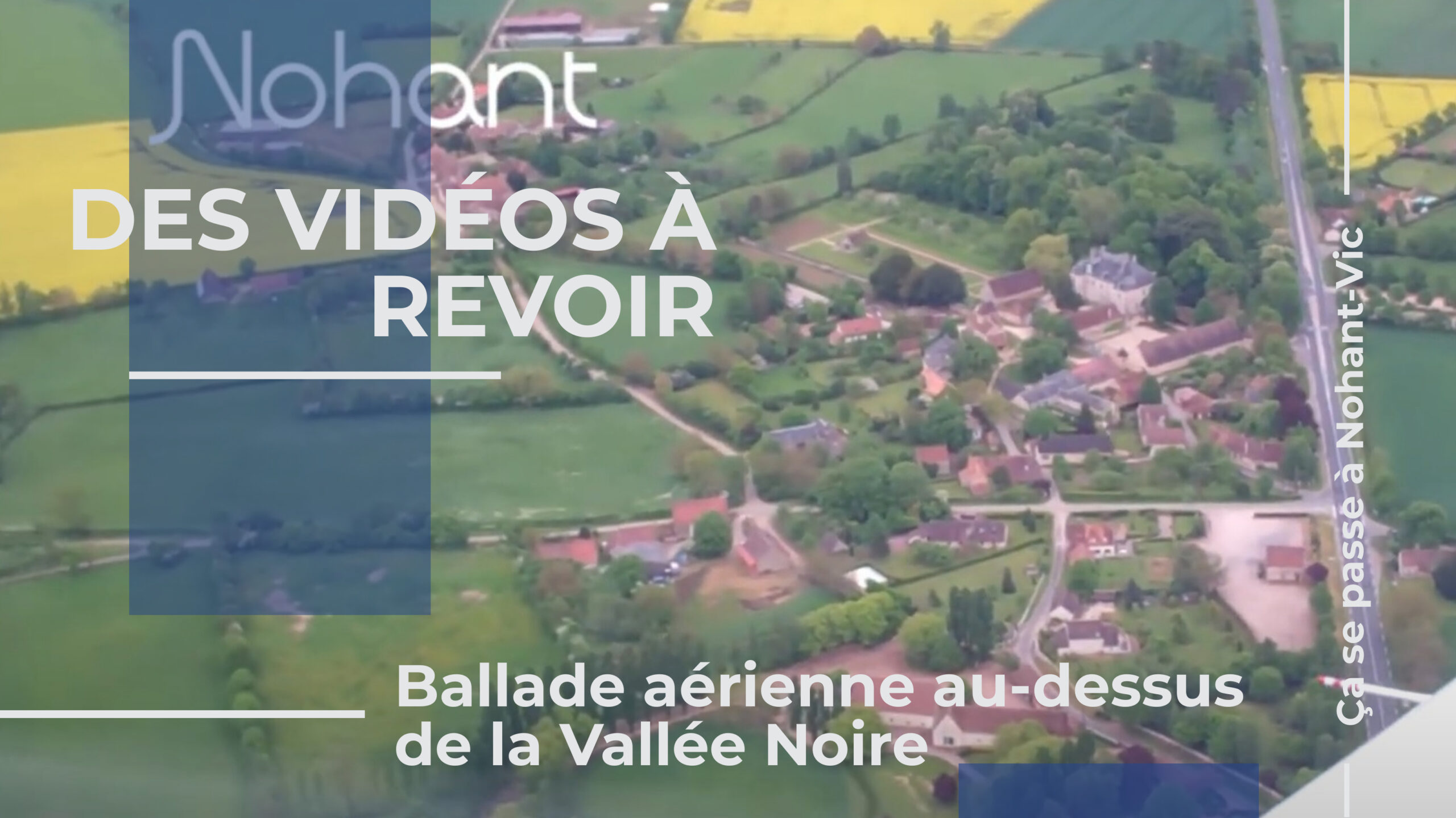 Ballade aérienne au dessus de la vallée noire