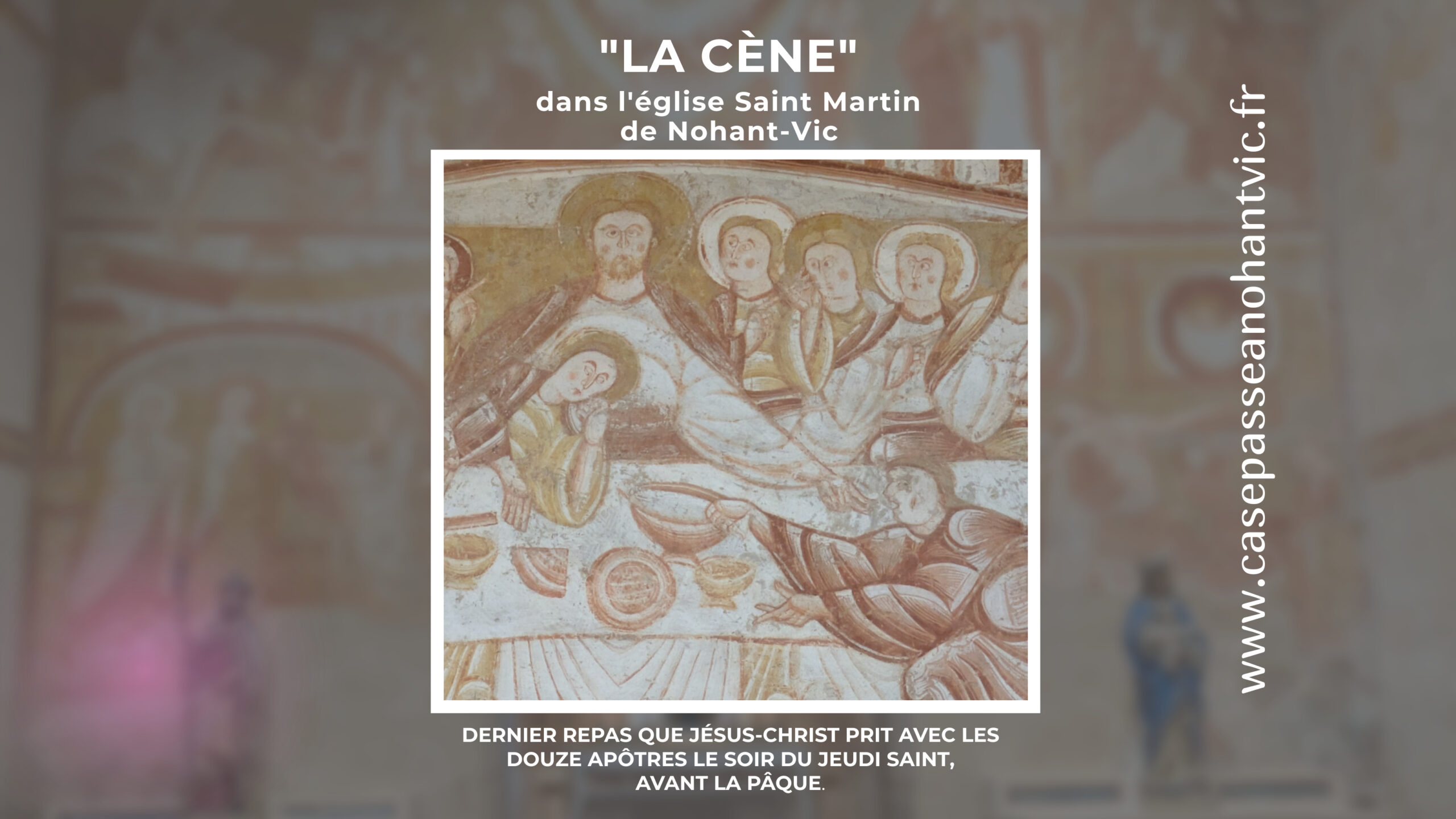 La Cène dans l'église Saint-Martin de Nohant-Vic