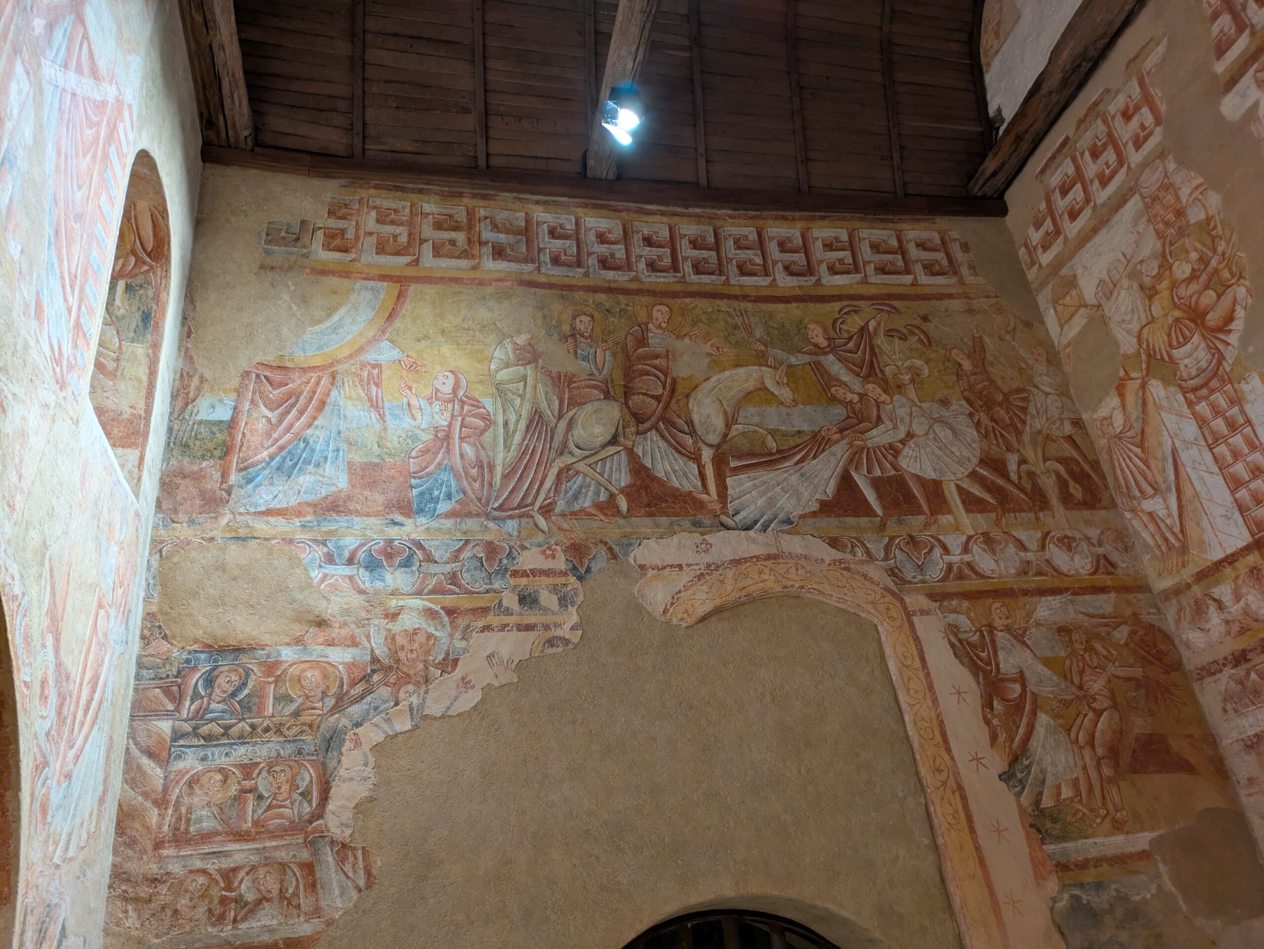 Les rameaux dans l'église Saint-Marin de Vic