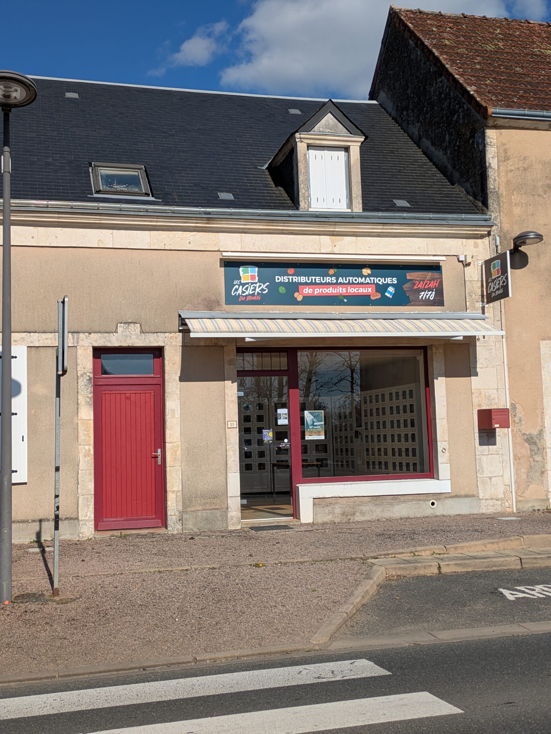 Les casiers du bourg de Nohant-Vic