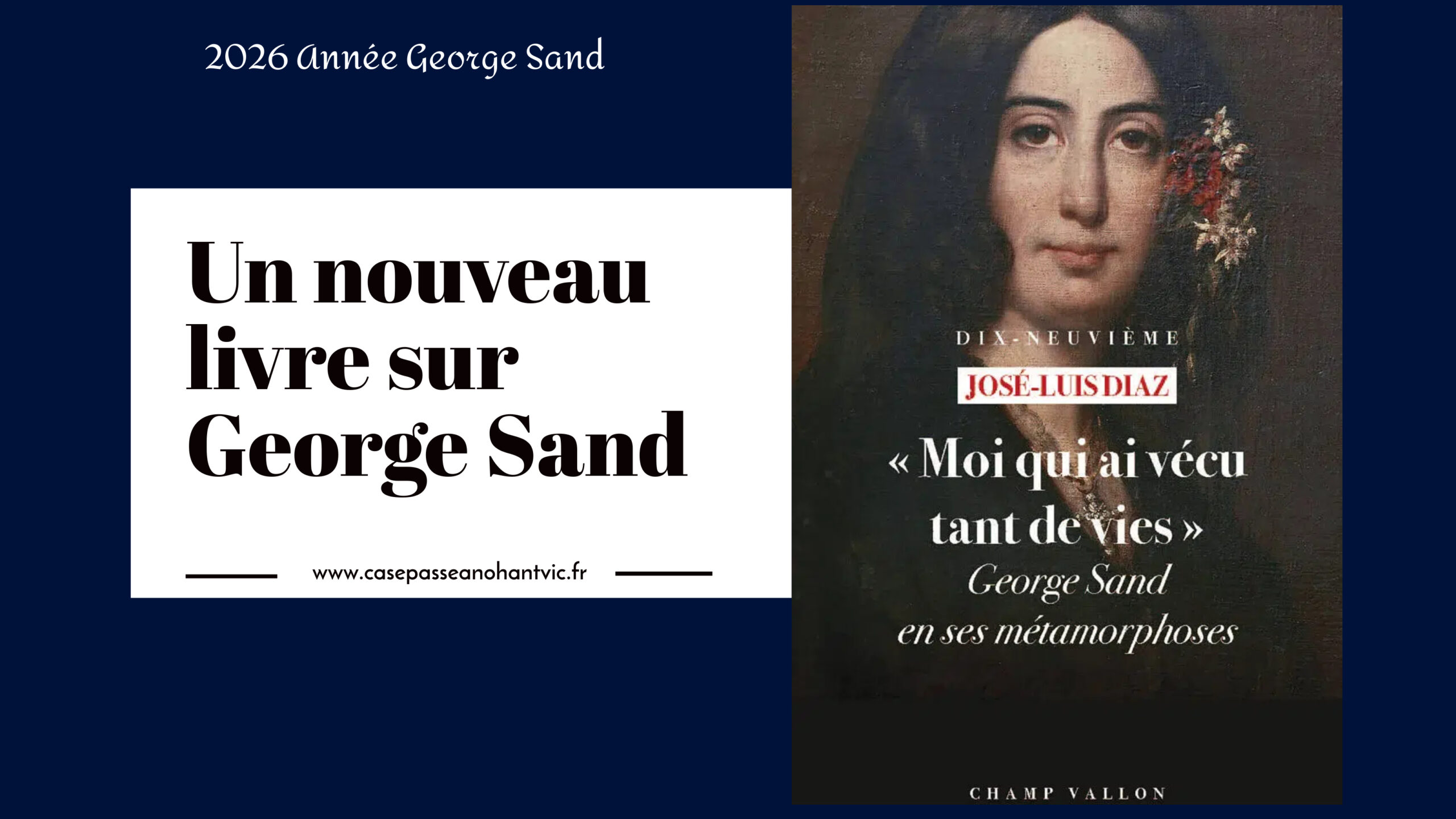 Un nouveau livre sur George Sand