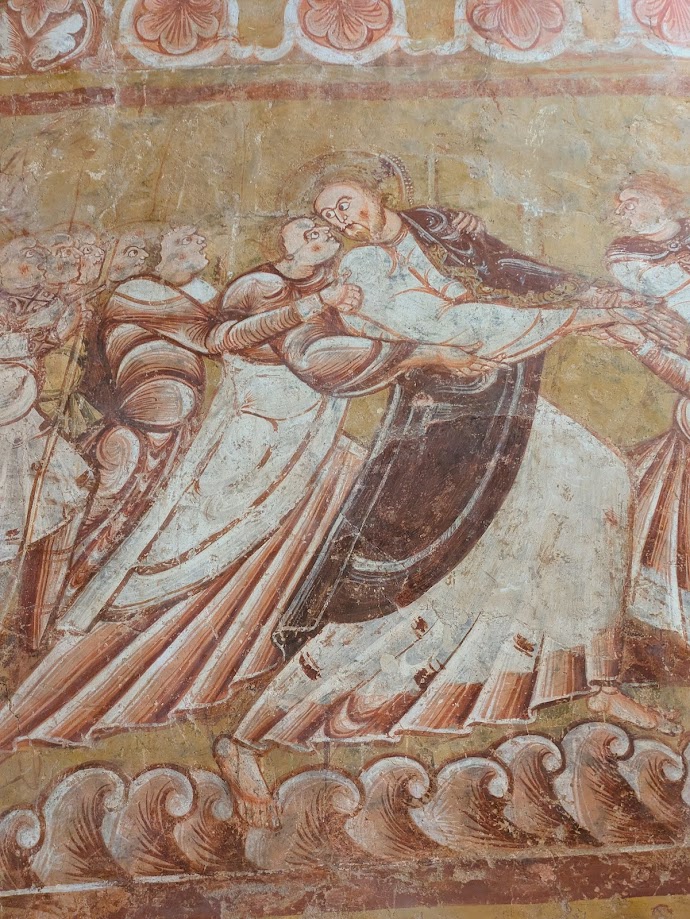 Le Baiser de Judas, Fresques de Vic